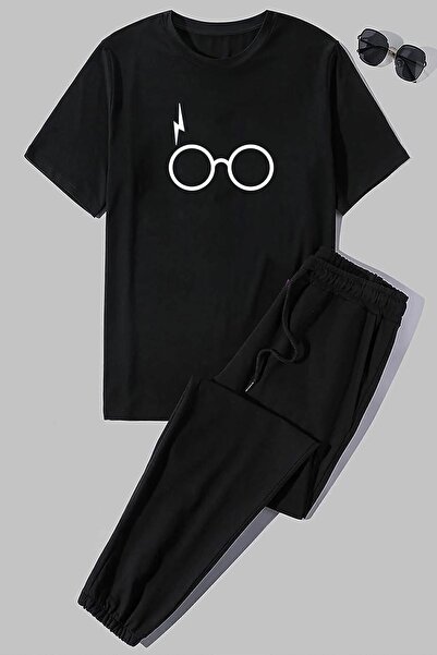 uyguntarz Unisex Potter Baskılı 2'li Eşofman Takımı
