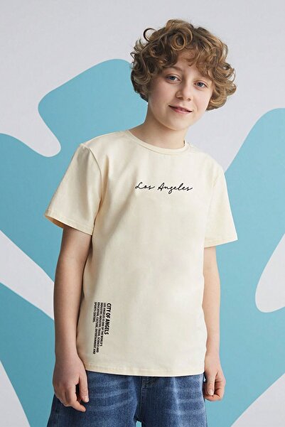uyguntarz Children's Los Angles Printed Cotton T-shirt