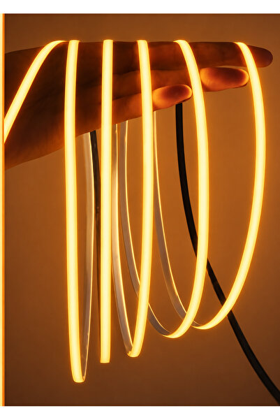 Cata CT 4541 - 216 Çipli İç Mekan COB Şerit LED Amber 12V (2700K)