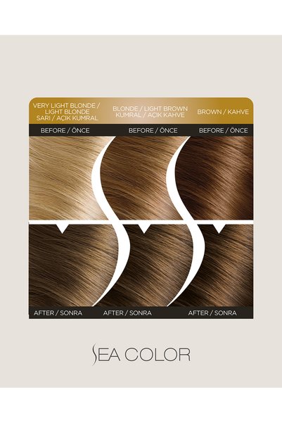 Sea Color Set Saç Boyası 8.0 Açık Kumral