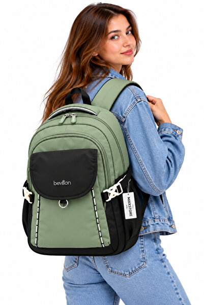 ms mixxstore Luxury Unisex Water-Resistant Fabric Daily Travel and Backpack /...