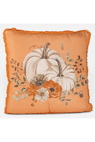 OEM Perna Decorativa de Toamna Portocalie Model Dovleci 45x45cm - Perne Decor...