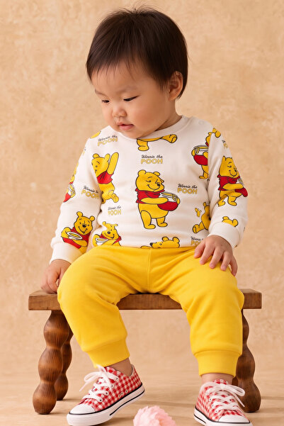 Rocha Baby Honey Bear Printed Cotton Baby Boy 2-Piece Set