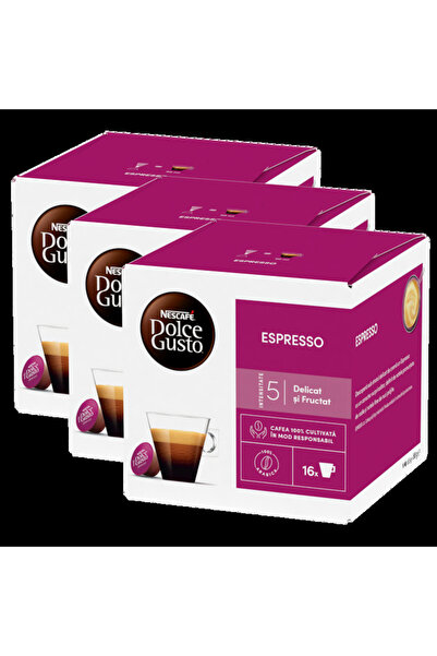NESCAFÉ DOLCE GUSTO Σετ 3 x Nescafé Dolce Gusto Espresso Capsules, 48 κάψουλ...