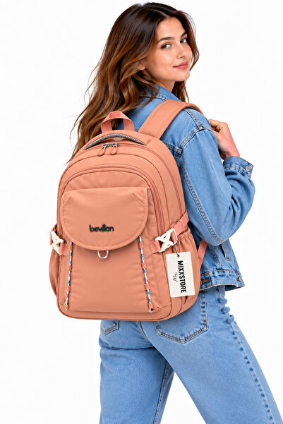 ms mixxstore Luxury Unisex Water-Resistant Fabric Daily Travel and Backpack /...