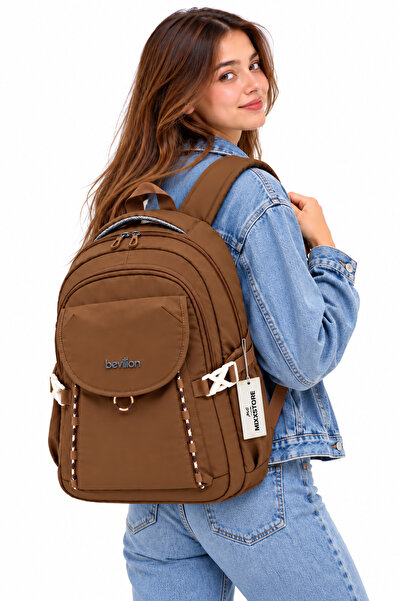ms mixxstore Luxury Unisex Water-Resistant Fabric Daily Travel and Backpack /...