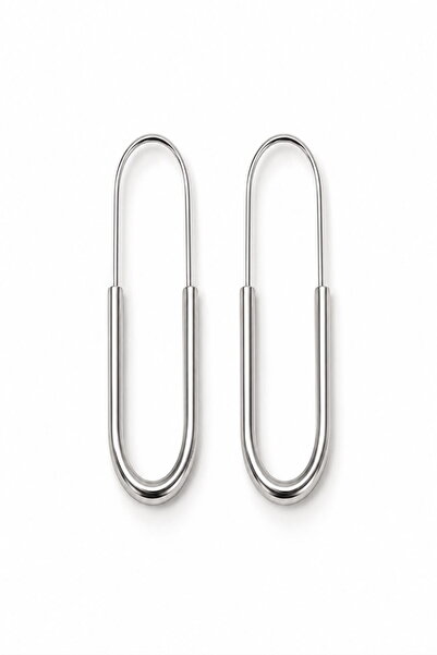 DEMOKAN Steel Luna U Earrings 4cm