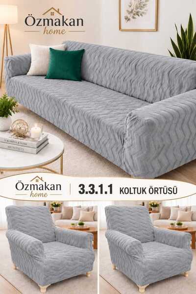 ÖZMAKAN wellsoft Koltuk Kılıfı,koltuk Örtüsü Takımı 3.3.1.1 Takım