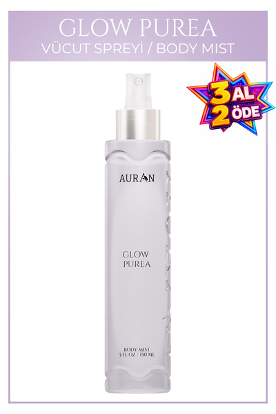 AURAN Glow Purea Parfümlü Kadın Vücut Spreyi Vücut Misti Body Mist Spray 150ml