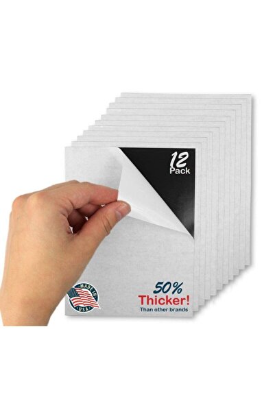Dünya Magnet 12 Adet Kendinden Yapışkanlı Fotoğraf Magneti, 10cm X15cm Levha Foto Magnet Mıknatıs