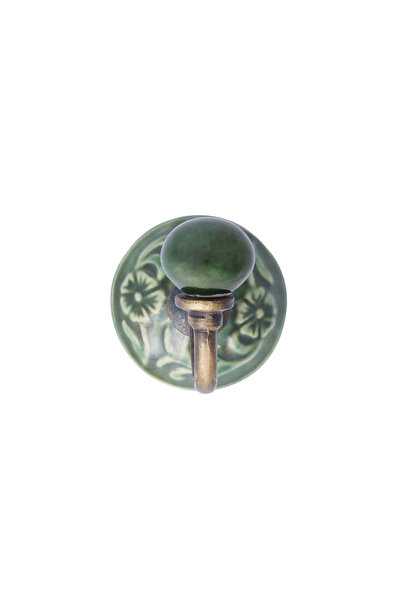 Yargıcı Seramik Detaylı Metal Dekoratif Askı(6x10 Cm)