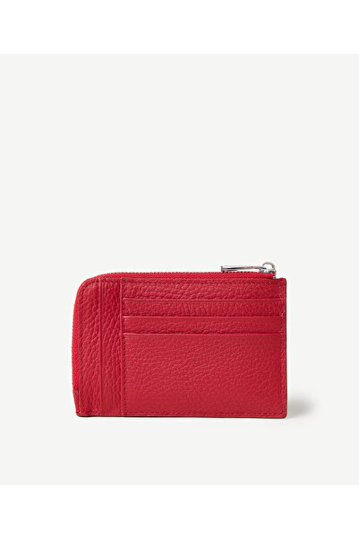 Yargıcı Zippered Leather Card Holder