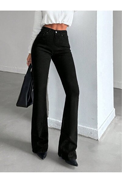 MARLİX Spanish Leg High Waist Jean Pants