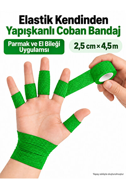 Octacare Elastic Self-Adhesive Coban Bandage Adhesive Coban 2.5 cm X 4.5 Mete...