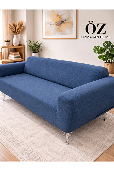 ÖZMAKAN Jacquard Sofa Cover, Elastic Flexible Sofa Cover