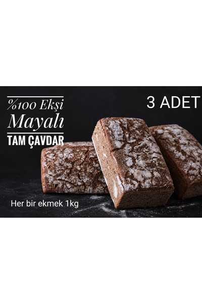 Gemi ticaret Ekşi mayalı çavdar ekmeği 3 adet