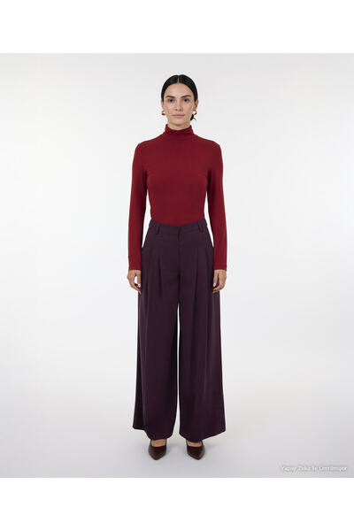 Yargıcı Wide Leg Normal Bel Pantolon