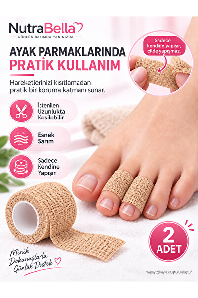 Octacare Kendinden Yapışkan Nefes Alabilen Ayak Parmak Topuk Koruyucu Tırnak ...