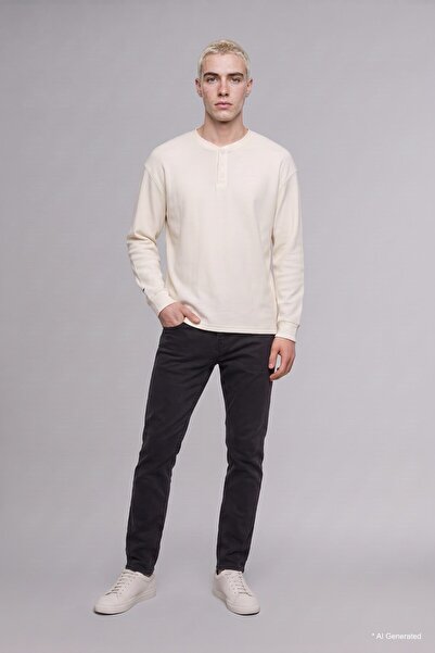 DeFacto Sergio Regular Fit Normal Bel Boru Paça Jean Pantolon H5827AX26AU