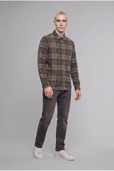 DeFacto Boxy Fit Flanel Kareli Uzun Kollu Gömlek I7811AX26AU