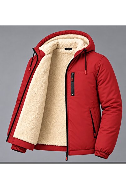 WinnerMan Men's Water-Repellent Premium Coat & Raincoat with Fur Lining