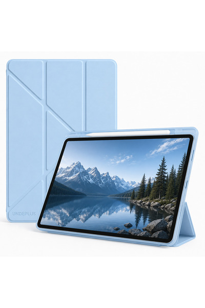 UnDePlus Samsung Galaxy Tab A11 Plus 11inç X230 Kılıf Kalem Bölmeli Trifoldin...