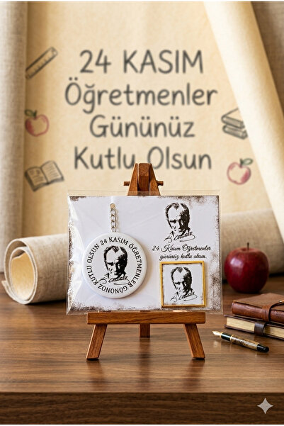 ORGANİZASYON HEDİYEM 50 قطعة 24 نوفمبر هدية عيد المعلم حلقة مفاتيح كبيرة الحج...