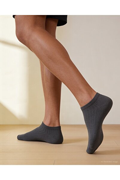Bolero Modal Summer Booties Socks Anthracite
