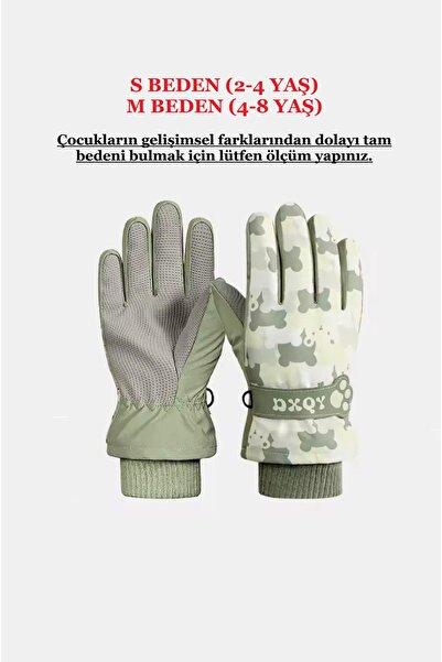 SkyWheel Water and Windproof Double Layer Children's Snow Ski Gloves