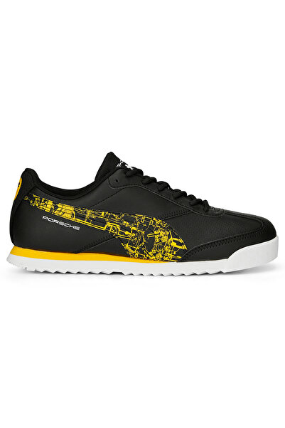 Puma حذاء رياضي أسود للرجال من بورش ليجاسي روما (307672-01)