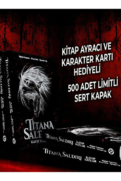 Komikşeyler Yayıncılık Titana Saldırı Kayıp Kızlar (Limitli Sert Kapak)