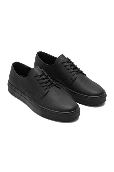 Zerenyus Zrcx005 High Quality Lace-Up Men's Casual Daily Shoes Black