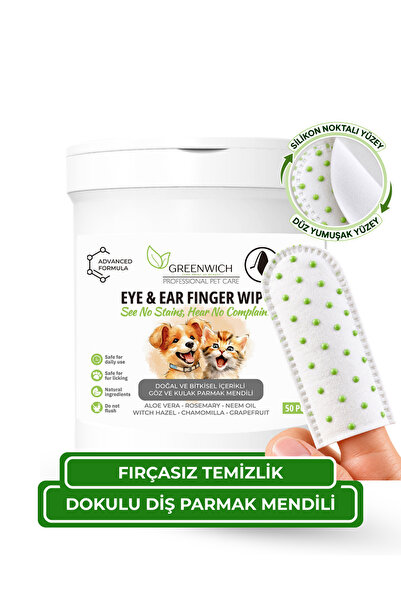 Greenwich Zero Point of Beauty Göz ve Kulak Parmak Mendili 50 Adet – Tek Kull...