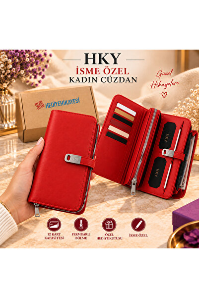 HKY Çok Kullanışlı Büyük Boy Kadın Cüzdan