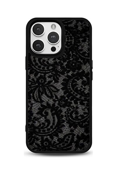 Modiwa Design iPhone 13 Uyumlu Dantel Baskı Telefon Kılıfı