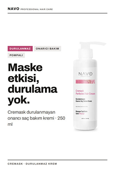 NAVO Argan&keratin Bağ Onarıcı Ve Şekillendirici Saç Bakım Kremi 250ml (CREMA...