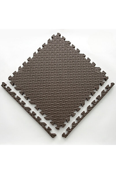 Choice 12pcs Brown 12pcs Foam Baby Play Mat Puzzle Mat Kids Interlocking Exer...