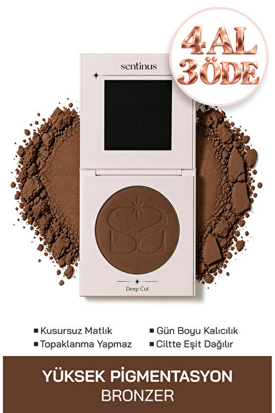 Deep Cut Bronzer | Mat Pudra Bronzer & Kontür | Yüksek Pigment | İpeksi Doku | Kolay Dağılan