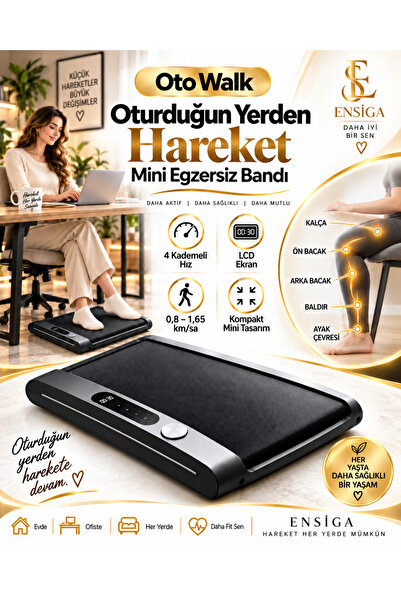 EN SİGA Business Oturarak Mini Yürüme Bandı Ayak ve Bacak Egzersiz Cihazı 4 K...