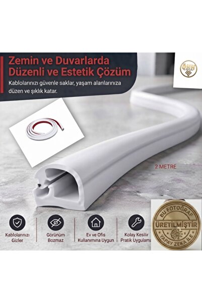GenelTedarik Kendinden Yapışkanlı Kablo Kanalı Kablo Saklama Kablo Düzenleme ...