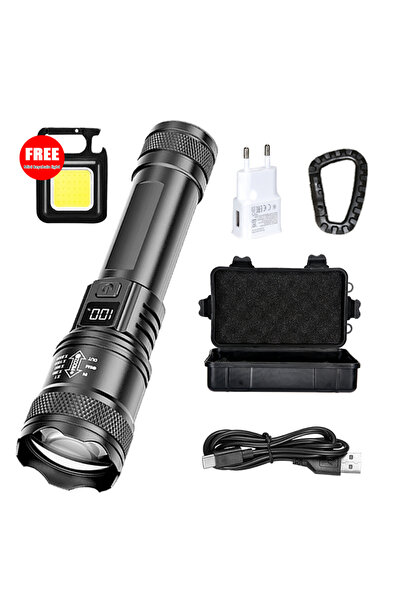 XIWANGFIRE ZOOM black Built in battery 1PC with Package C Ultra Bright LED Fl...
