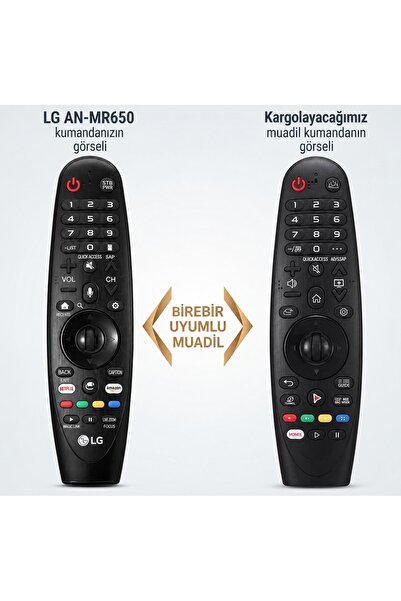 LG AN MR650 uyumlu airmouse özellikli ses komutsuz kumanda