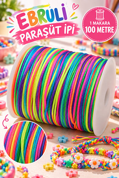 By MO Accessories Σχοινί αλεξίπτωτου Ebruli Color 100 μέτρων που χρησιμοποιεί...