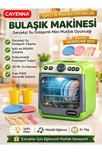 Genel Markalar Oyuncak Işıklı ve Sesli Bulaşık Makinesi Seti