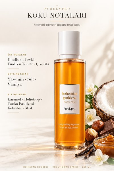 Cosmolive Vücut Spreyi Body Mist | Bohemian Goddess |