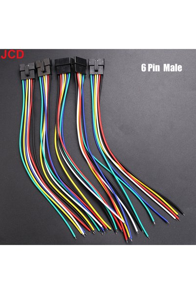 Choice3 موصل JST SM ذكر 6P (5 قطع) بـ 2 أو 3 أو 4 أو 5 أو 6 دبابيس لشريط LED،...