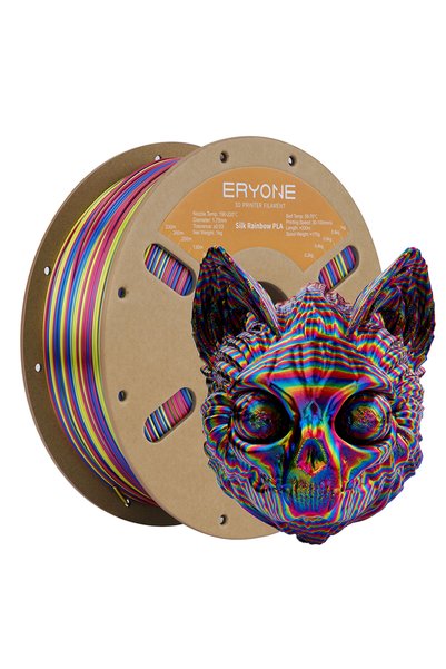 Choice1 Red Yellow Blue ERYONE 250G PLA Silk Twist Rainbow Premium Shiny Fila...
