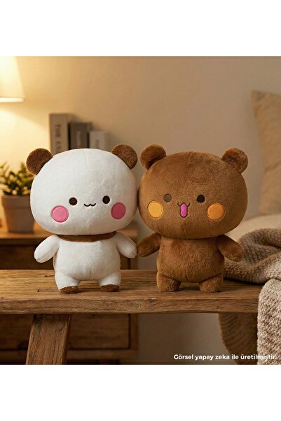 Pababo 25 cm Dudu Ve Budu Peluş Oyuncak – Sevimli Yumuşak Mini Peluş Hediye