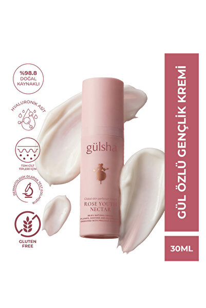 Gülsha Peptit ve Hyaluronik Asit Destekli Koyu Leke Karşıtı Günlük Nemlendiri...
