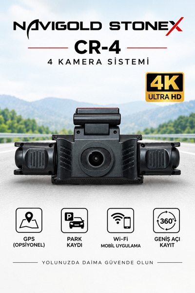 stonex 4 KAMERA 4K 360 ÇEKİM 256gb destekler